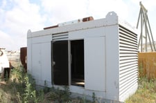 Sound attenuated enclosure, for 500 KW natural gas generator set, G137-12 GS