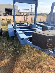 Dragon, tandem axle pump trailer, for 10" x 8" pump