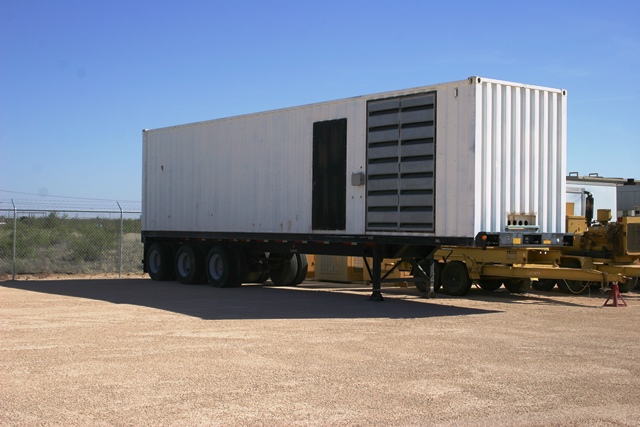 Dorsey #High-Cubed, high cube ISO trailer, triple axle undercarriage