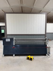 1/16" x 6.3' Famar #A38-20/1, pyramid sheet / plate bending rolls, twin foot pedal & top slip roll, 2006