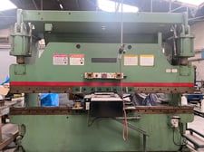 135 Ton, Cincinnati #135CBX10, hydraulic press brake, 10' overall, 102" between housing, 8" stroke, 25 HP