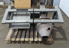 Sturtevant #3B, Simpactor Pin Mill, 16" grinding chamber diameter, 10 HP, 6" inlet/outlet, two-part rotating