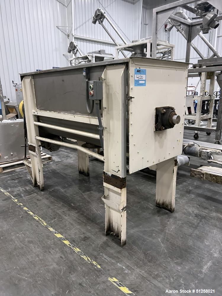 45 cu.ft. Ribbon Blender, Stainless Steel, 78" x 30" trough