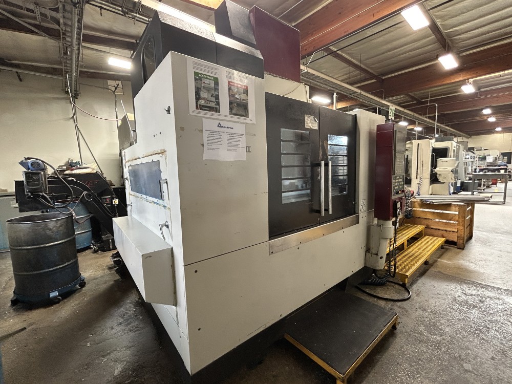 OKK #VM-5III, CNC Vertical Machining Center, 4-Axis, 40.1" X, 20" Y, 20" Z, 13000 RPM, 20 automatic tool