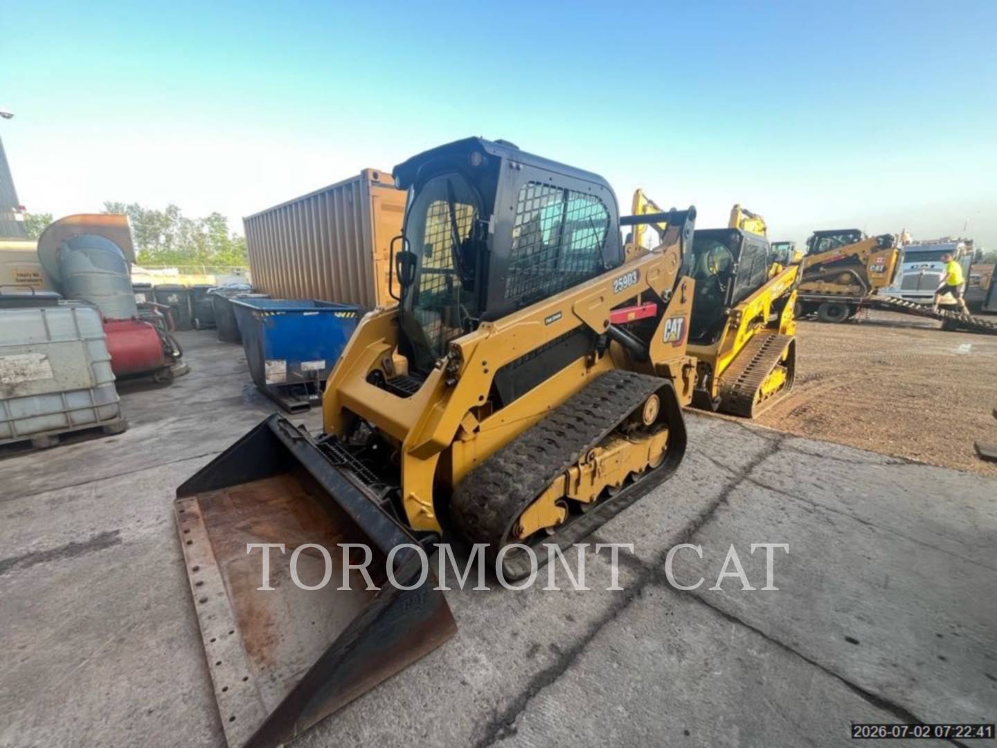 Caterpillar 259D3, 1370 hours, S/N: CW928501, 2023