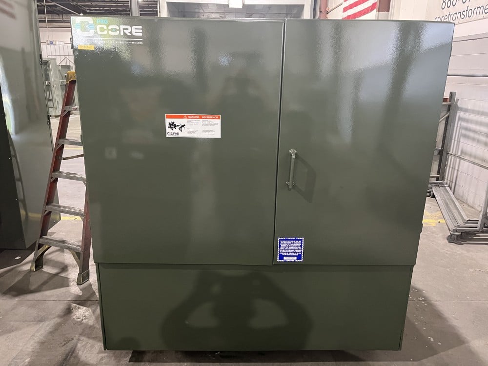 1500 KVA 4160 Delta Primary, 480 Delta Secondary, PAD, proCORE(immediate shipment available)
