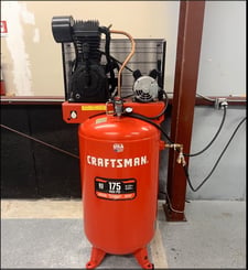 Craftsman #CMXECXM803, 80 gallon 2 stage 5 HP, belt driven air compressor, 2023