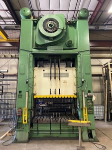 400 Ton, Minster Hevi-Stamper #SE2-400-84-48, straight side double crank press, 84" x 48" bed