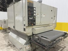 52" Timesavers #252-301C, 3-head belt grinder/sander, 52" x 103" belt, 40 HP, 15-45 FPM, 6" max thickness