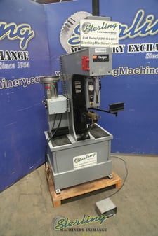 6 Ton, Haeger #HP6-C-4, hardware insertion press, 18" throat, 11" throat height, 0" -8-1/2" stroke