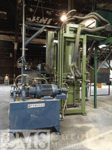Verville #VP400, Compression Shaving Bagger, w/ automatic bag placer & automatic bag sealer