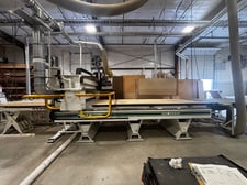 Onsrud #145G18AD, CNC Router, 5' x 12' table, 3-axis, HSK 63 tooling, Fanuc control, 2016