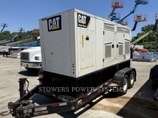 200 KW Caterpillar #XQ200, diesel generator set, prime rated, trailer mounted, spark arresting muffler, 60
