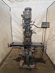 Bridgeport, Series I, vertical knee mill, 42" x 9" table, 60-4200 RPM, R8, chrome ways, power traverse, 2 HP