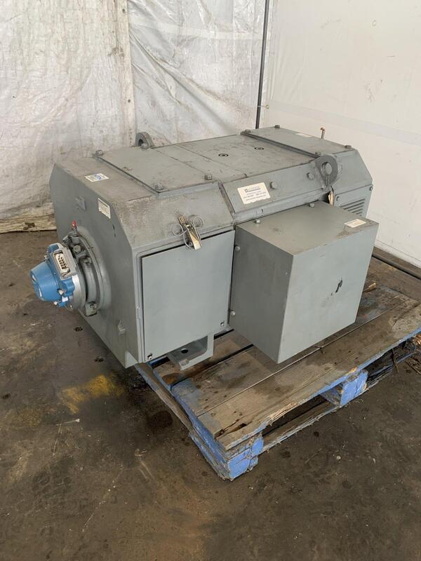 250 HP HP RPM 1750 RPM Fuji Electric #GGH5282A, DC motor, 440 Volts