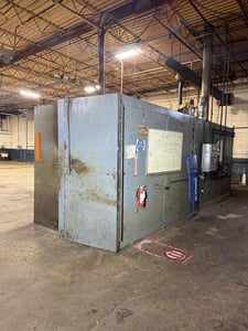 84" width x 96" H x 240" L ThermEq #T-11588, walk-in oven, controls updated 2017, 1997