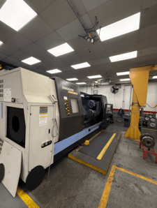 Doosan #Puma-800LM, CNC turning center, 40.5" swing, 35-7/16" diameter, 12" bar, 750 RPM, live tool