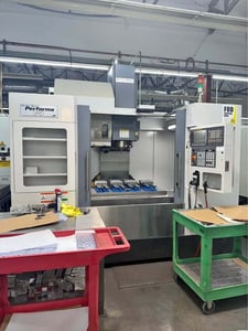 Akira-Seiki #Performa-V4-XP, CNC vertical machining center, 41.3" X, 21.3" Y, 22" Z, 12000 RPM, 35 HP, 28