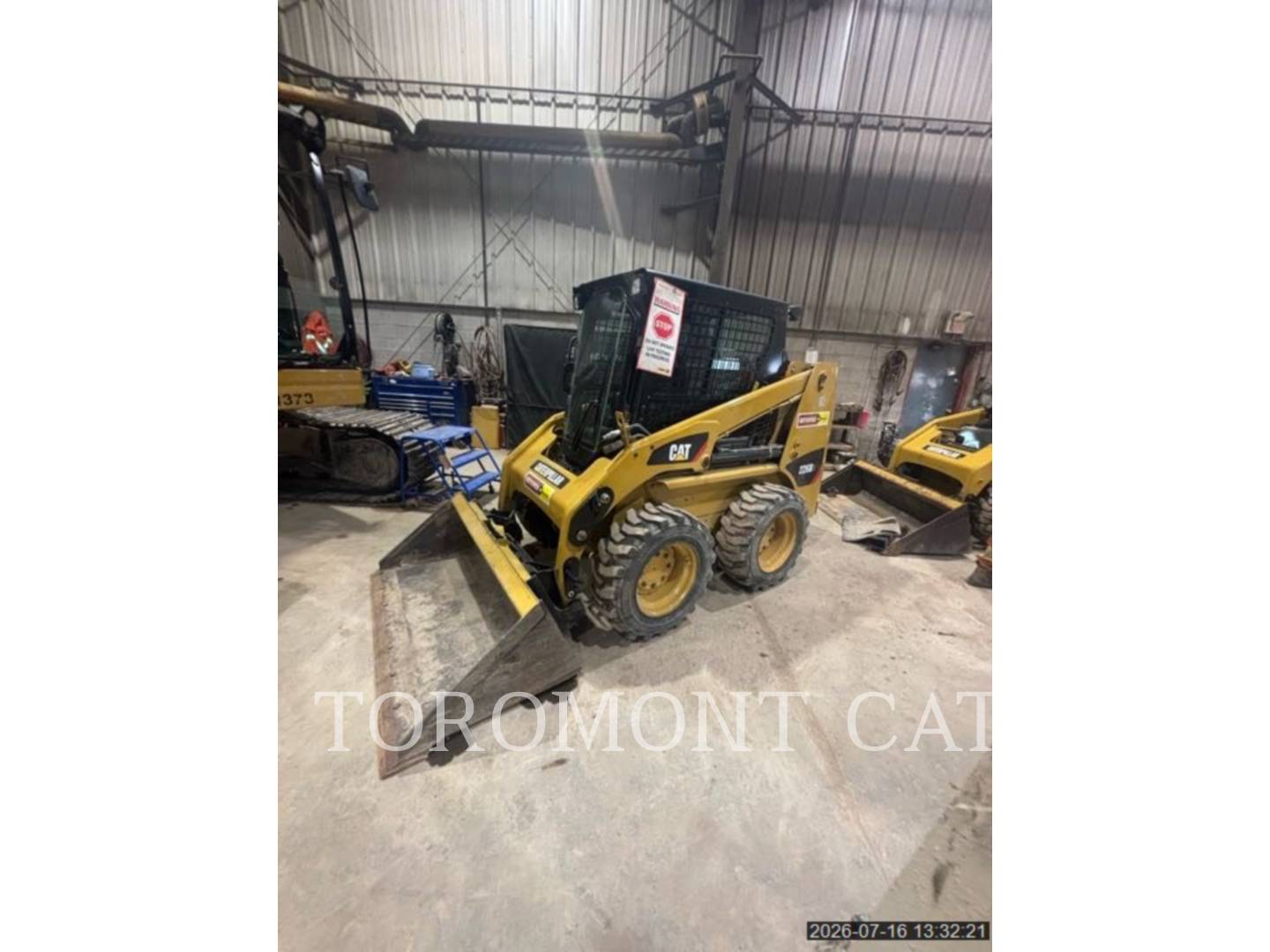Cat 226B3, Skid Steer Loader, 2463 hours, S/N: MWD07874, 2015