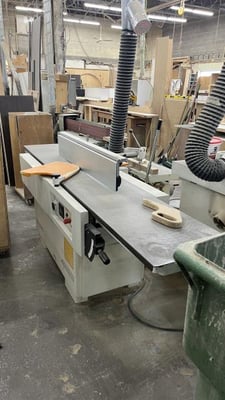 16" SCM #F-410-NOVA, jointer/planer, 4-3/4" diameter 4-knife cutterhead, 5,000 RPM, 102-3/4" table, 5/16" max