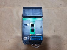 150 Amps, Schneider Electric, HGA36150U53XEH, 3-pole, 600V., I-Line, Micrologic 5.2E, molded case, NEW