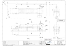 36" wide x 20' long, rod mill feeder belt conveyor, bottom of bin to mill building (2 available)