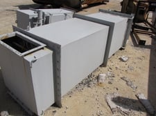200 sq.ft., Mikropul, baghouse, pulse jet, 30" W x 93", pyramid bottom