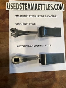 Magnetic Detectable Steam Kettle Scraper, Magniscrape, (2) styles available, 1.5" width x 3.5" L, new, 2025