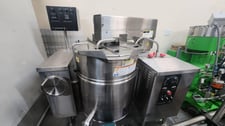 40 gallon Cleveland Range #MKEL-40-T, tilting cooker mixer steam kettle, vertical agitation & scrape surface