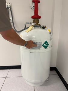 471 lbs. Fike FE-25, Fire Suppression Cylinder, HFC-125 Clean Agent, Tank 70-270-D-W