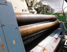 120" x 5/8" Durma #HRB4-3016, 4-roll plate roll, 20 HP, ESA S550 CNC control, 2010