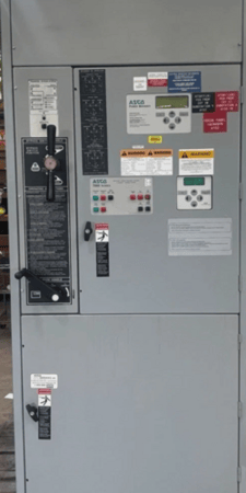 600 Amp. ASCO #7000-Series, H7ACTBB30600N5XC, closed transition automatic transfer switch bypass isolation