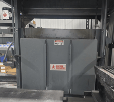 18" width x 12" H x 24" D Lucifer #HL7-M24X 7000 Series, box furnace, 2300°F, 460 V.
