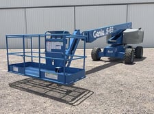 500 lb. Genie #S-65, man lift, 65' lift height, Deutz diesel engine, 4X4 traction, solid tires, 2008