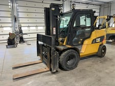 12,000 lb. Caterpillar #DP55N1, Diesel Forklift, 42" forks, triple stage mast, side shift, fork positioner