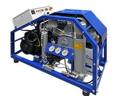 9 cfm, 5000 psi, Fast90 #AC94590-PE3, Portable Electric High Pressure Air Compressor, 7.5 HP, 1100 RPM, 3PH