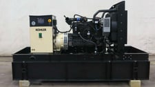 150 KW Kohler #150REOZJF, diesel generator set, 277/480 Volts, 3-phase, 237 HP @ 1800 RPM, John Deere
