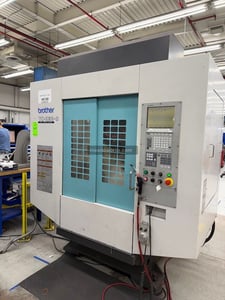 Brother #TC-S2B-0, CNC tapping center, 4-Axis, 21 ATC, Yukiwa 4th axis table, 230 V., 2004
