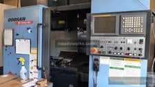 Daewoo Doosan #MV3016LHS, vertical machining center, 30" X, 16" Y, 20" Z, 36" x 17" table, 20000 RPM, CAT 40