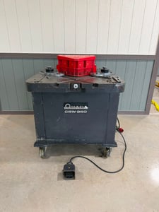 1/8" x 8-5/8" x 8-5/8" Amada #CSW-250, Hydraulic Notching / Cropping Machine, 3HP (Others Availble)