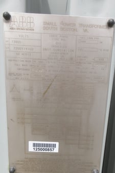 5000 KVA 13800 Delta Primary, 7200Y/4160 Secondary, ABB