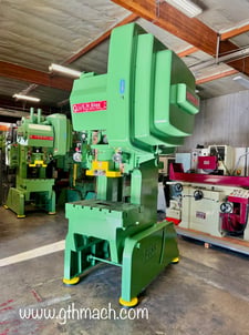 60 Ton, Bliss #C-60, Punch Press, 4" stroke, 17" x 12-1/4" ram, 3" adj, 14-1/4" Shut Height, 100 SPM, Air