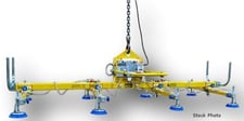 4000 lb. Anver #L400M8-110-4/44, sheet lifter, 12' x6' sheet, 6 pads