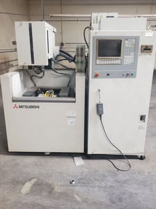 Mitsubishi #FX-10, CNC Wire Electrical Discharge Machine, 13.8" X, 9.8" Y, 8.7" Z, 24.8" x20.8" table