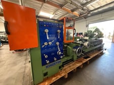31" x 120" Kingston #HI-31120, Hollow Spindle Engine Lathe, 9-1/4" bore, 20 HP, 8-800 RPM, S/Rs, threading