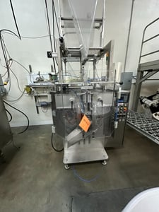 Merz Systems #091, automatic liquid pouch filling & sealing machine, Stainless Steel, Leibinger Jet 3 coder