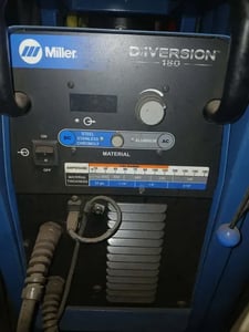 Miller #Diversion-180, AC/DC Tig Welder, 180 Amps, 120/240 V., w/ WP-17 torch, foot pedal, regulator, approx.