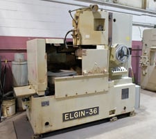 Elgin #B-36, vertical spindle rotary surface grinder, 30-1/2" magnetic chuck, 18" segmented grinding wheel
