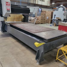 Haas #GR-510, CNC router, 121" X, 61" Y, 11" Z, 10000 RPM, 15 HP, CT40, air blast, light curtain, 2012