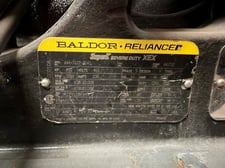 200 HP 3600 RPM Baldor, Frame 445TDZ, extreme duty, heaters, PTC, BTD, TEFC, rewound, 460 Volts
